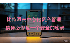 比特派去中心化资产管理  请务必修复一个安全的密码