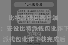 比特派钱包客户端  第三步：安设比特派钱包讹诈下载完成后