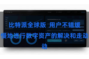 比特派全球版  用户不错缓慢地进行数字资产的解决和走动